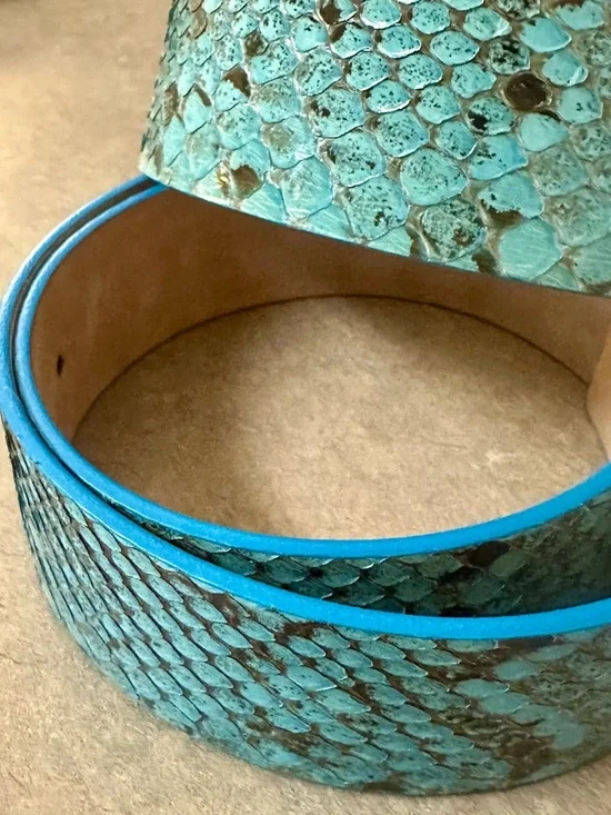 Vintage Dolce & Gabbana Python Belt - Picture 3 of 7